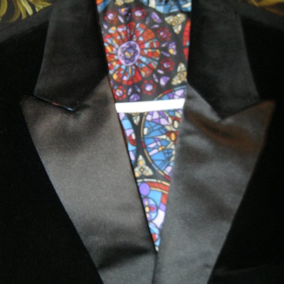 ❤️42 MENS ROBERT GRAHAM BLACK VELVET FORMAL/SPECIAL OCCASION DOUBLE VENT BLAZER - Picture 6 of 15